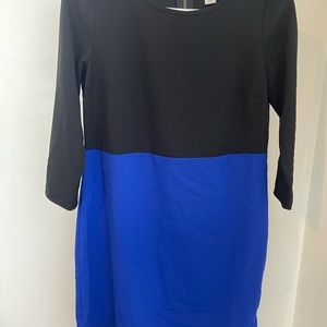 Old Navy Quarter Sleeve Color Block Dress